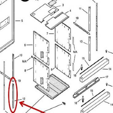 Bosch Part# 00142352 Rail (OEM)