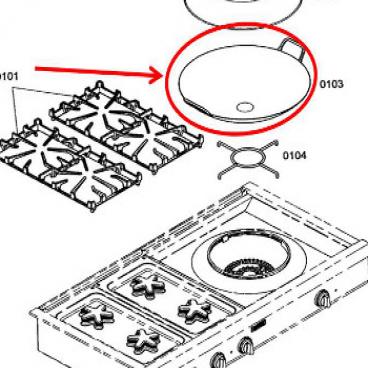 Bosch Part# 00143181 Bowl (OEM) Wok 20 In.