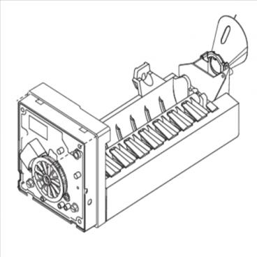 Viking Part# 021611-000 Ice Maker Assembly - Genuine OEM