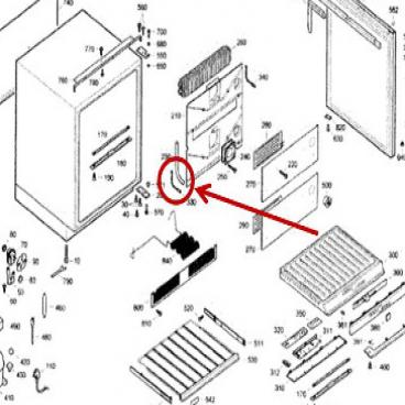 Dacor Part# 101804 Evaporator Sensor (OEM)