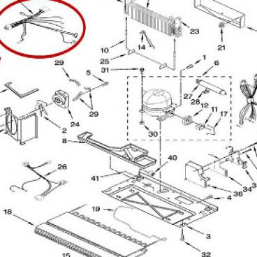 Whirlpool Part# 12882301 Harness (OEM)