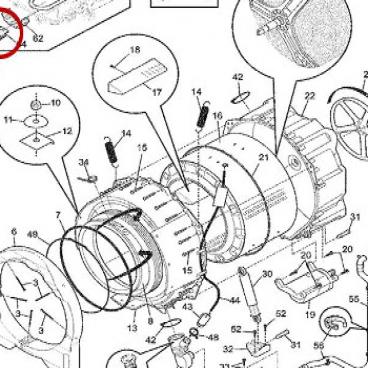 Frigidaire Part# 134558100 Stop (OEM)