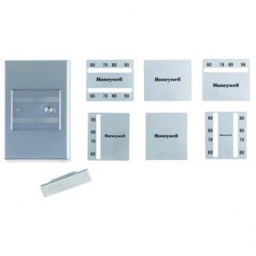 Honeywell Part# 14004406-910C Satin Chrome Finish Cover Kit w/ Horizontal and Vertical Windows (OEM)