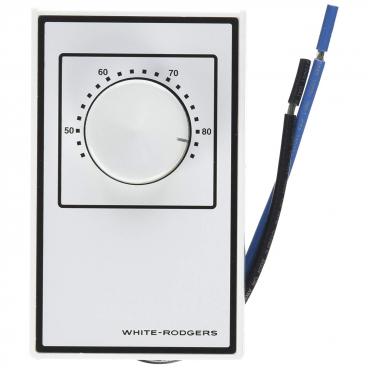 White Rodgers Part# 1A65W-641 Line Voltage Baseboard Thermostat, White (OEM)