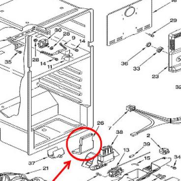 Whirlpool Part# 2210844 Diffuser (OEM)