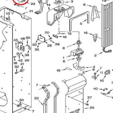 Whirlpool Part# 2215718 Air Cover (OEM)