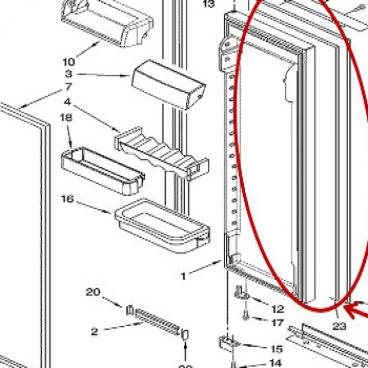 Roper Part# 2224164 Filler (OEM)