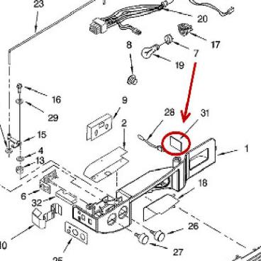 Whirlpool Part# 2261265 Seal (OEM)