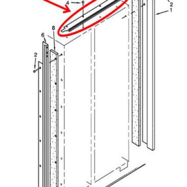 Whirlpool Part# 2313962S Cabinet Trim (OEM)