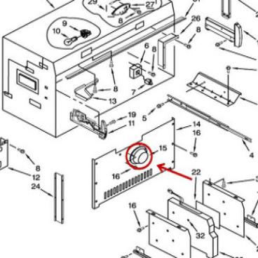 Whirlpool Part# 2317829 Cover (OEM)