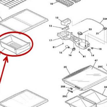 Frigidaire Part# 240530907 Meat Pan (OEM)