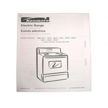 Frigidaire Part# 316417207 Owners Manual - Genuine OEM