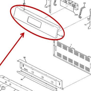 Frigidaire Part# 316541650 Panel (OEM)