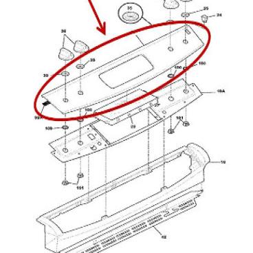 Frigidaire Part# 318235194 Control Panel (OEM)