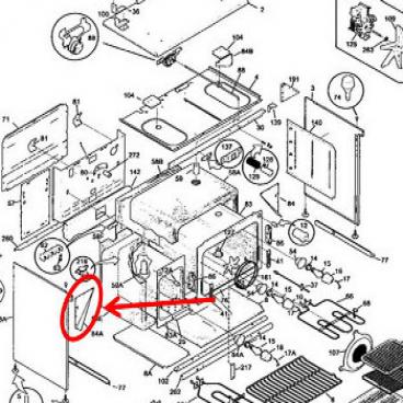 Frigidaire Part# 318251801 Gusset (OEM)