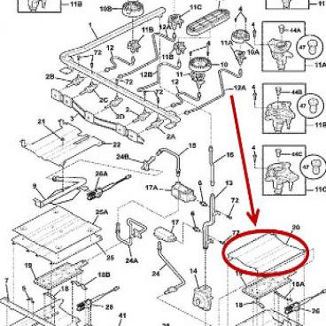 Frigidaire Part# 318290402 Baffle (OEM)