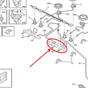 Frigidaire Part# 318305600 Manifold (OEM)