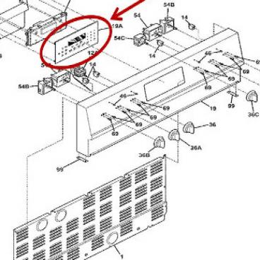 Frigidaire Part# 318404115 Glass Panel (OEM)