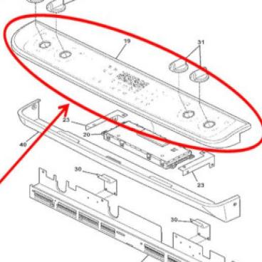 Frigidaire Part# 318922103 Panel Assembly (OEM)