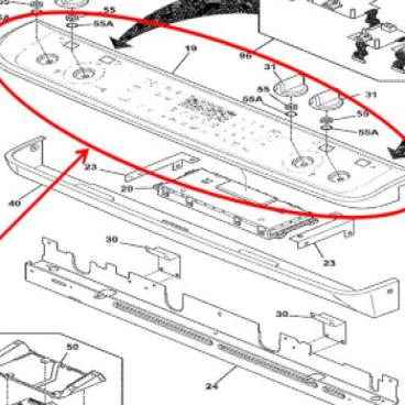 Frigidaire Part# 318922108 Panel Assembly (OEM)