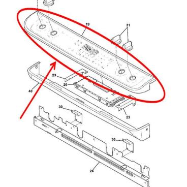 Frigidaire Part# 318922113 Panel Assembly (OEM)