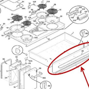 Frigidaire Part# 3201577 Drawer Panel (OEM)