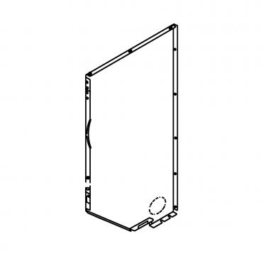 Whirlpool Part# 3389256 Panel (Right, White) - Genuine OEM