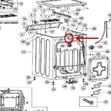 Maytag Part# 34001331 Clamper Hose (OEM)