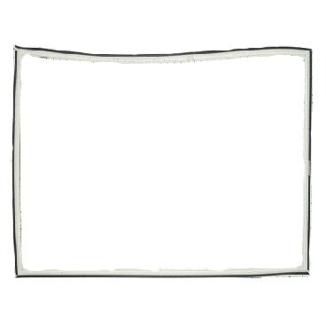 Amana A8TXCWFXW00 Refrigerator Door Gasket - White - Genuine OEM