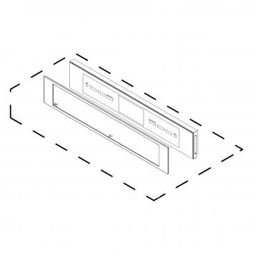 Jenn-Air JJW2830DP00 Control Panel Assembly (Stainless) - Genuine OEM