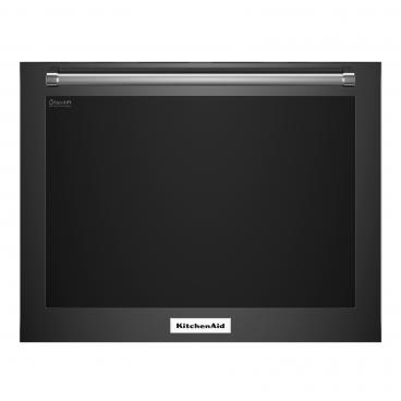 KitchenAid KFES530ESS0 Outer Door Glass (Black) - Genuine OEM