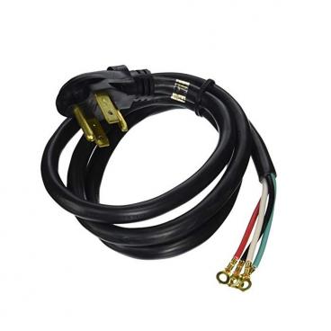 Whirlpool 3RLEQ8600WW0 Dryer Power Cord (Black) - Genuine OEM