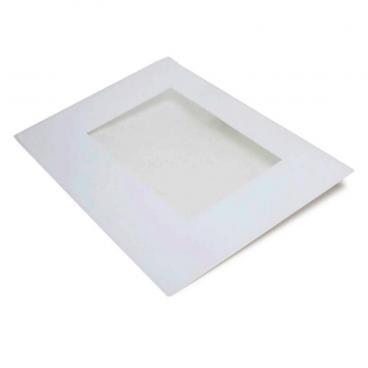 Whirlpool 4KWFE7685ES1 Outer Glass Door Panel (White) - Genuine OEM