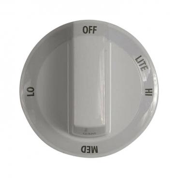 Whirlpool GGG388LXB04 Range Control Knob (White) - Genuine OEM