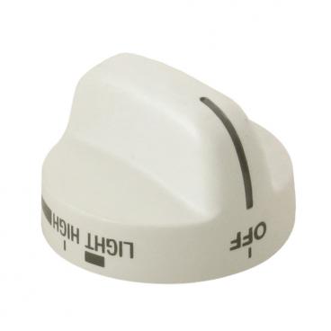 Whirlpool GS395LEGB1 Burner Knob (White) - Genuine OEM