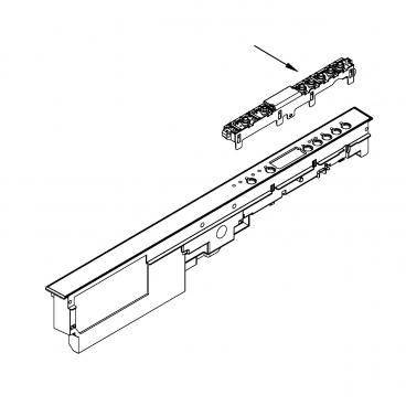 Whirlpool WDT730PAHB0 User Interface Housing - Genuine OEM