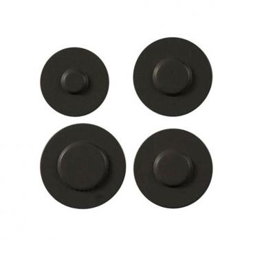 Whirlpool WFG510S0AB2 Cap Burner Set (Black) - Genuine OEM