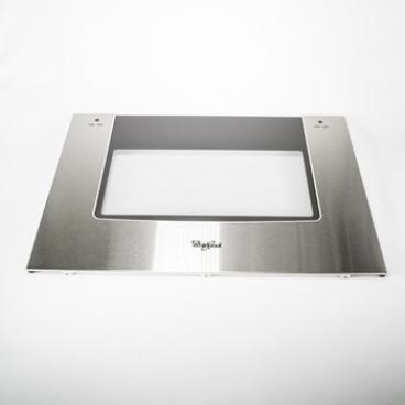 Whirlpool WGG755S0BH00 Outer Door Glass-Panel (stainless steel) - Genuine OEM