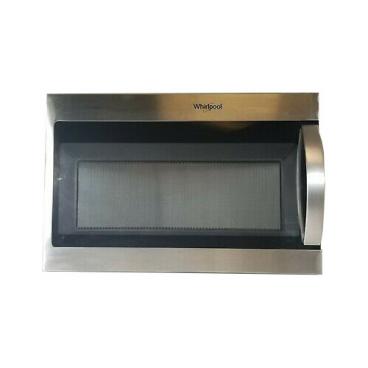 Whirlpool WMH31017HW2 Microwave Door (Stainless) - Genuine OEM