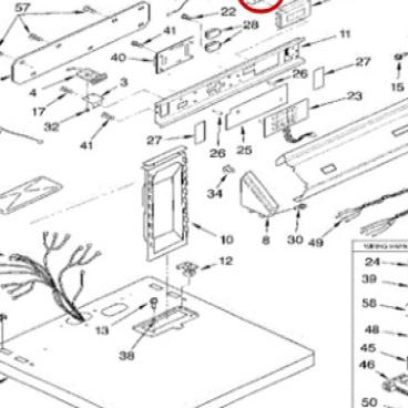 Whirlpool Part# 3950778 Display (OEM)