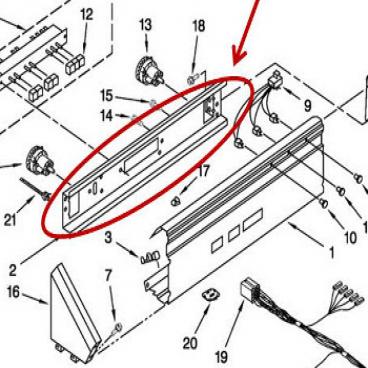 Whirlpool Part# 3978858 Bracket (OEM)