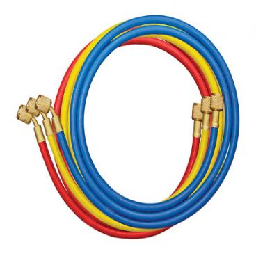 Master Cool Part# 40360 Hose Set (OEM) 60 Inch Red,Blue,Yellow