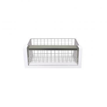 Electrolux E32AF75JPS0 Large Bottom Freeze Basket - Genuine OEM