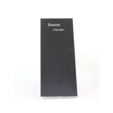 Saeco Part# 421941300923 Dump Box Front Cover (Black) - Genuine OEM