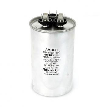 Rheem Part# 43-25133-37 60/10MFD 440V Dual Round Capacitor (OEM)