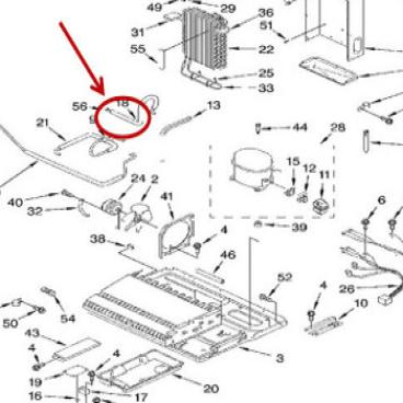 Whirlpool Part# 4343848 Tube (OEM)