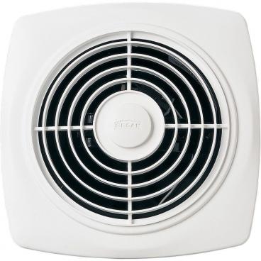 Broan Part# 509 Through-Wall Fan, 180 CFM 6.5 Sones, White Square Plastic Grille (OEM)