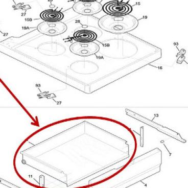 Frigidaire Part# 5303325610 Drawer (OEM)