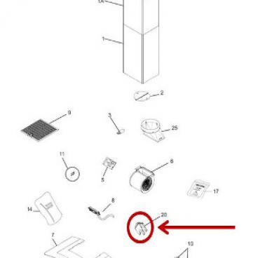 Frigidaire Part# 5304472119 Switch (OEM)