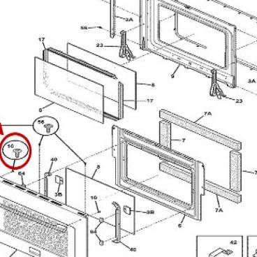 Frigidaire Part# 5304472906 Screw (OEM)